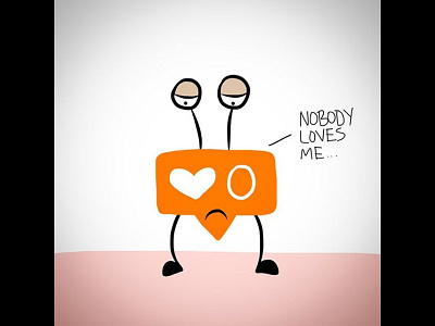 No Love handdrawn illustration vector