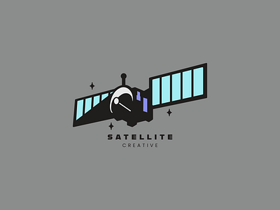 Satellite Logo Prototype branding clean design illustration logo vector