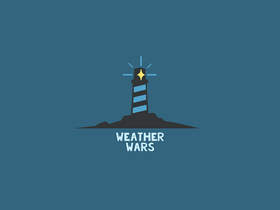 Weather Wars Logo app branding clean design illustration logo minimal vector