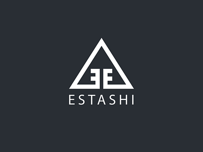 ESTASHI Branding branding clean design flat icon identity logo minimal type vector