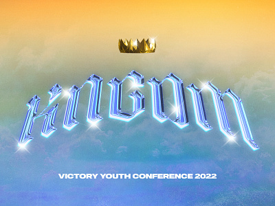 KNGDM Conference atlanta church conference crown design graphic design kingdom photoshop typography