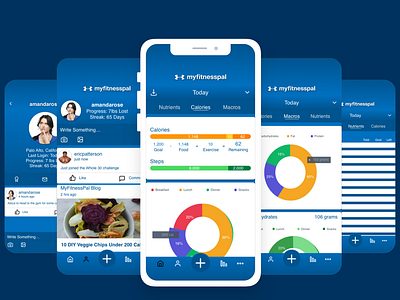 MyFitnessPal Mobile Redesign Concept