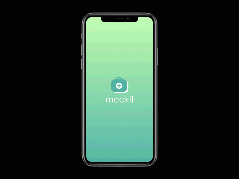 medkit Mobile Loading Screen after effects animation gif loading screen logo mobile app mockup product design sketch app ui ux