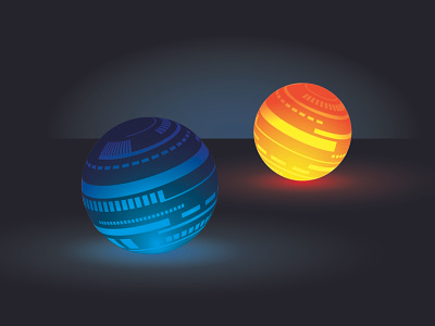 Glow dark glow sphere vector