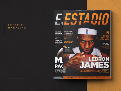 Estadio | Sport Magazine design editorial editorial design lebronjames magazine magazine design sport typography