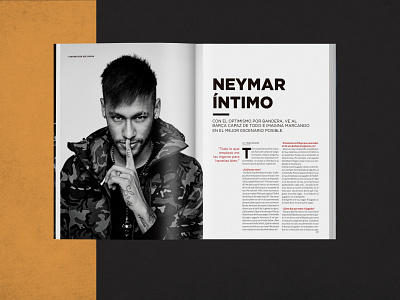 Estadio | Sport Magazine design editorial magazine magazinedesign neymar sport typography