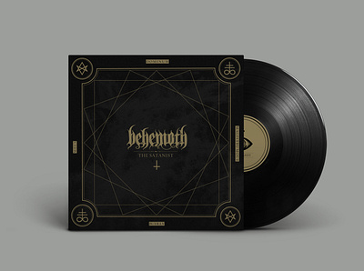Behemoth | Vinyl artcover blackmetal branding cover design editorial metal typography vinyl vinyl cover