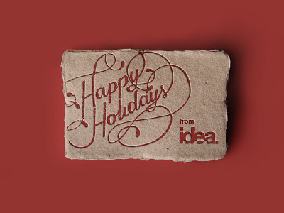 Happy Holidays! christmas handdrawn type holiday holidays lettering red type typography