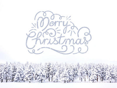 Merry Christmas! christmas drawing handdrawn script type typography