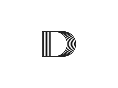 D | Alphabet as Logos abstract branding design flat logo minimal monogram typography vector