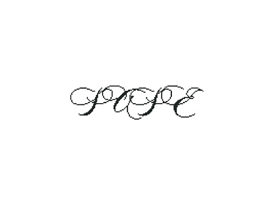 PAPE abstract branding clean design flat logo minimal monogram typography vector