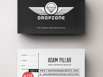 DROPZONE business card