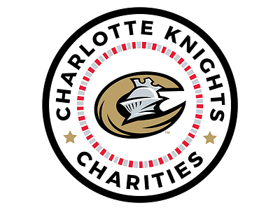 Charlotte Knights Charities (2021-) baseball charity logo minor league baseball nonprofit