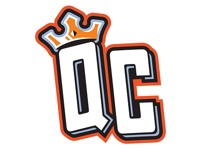 Queen City Knights - "QC" Cap Logo baseball branding design illustration logo milb minor league baseball sports