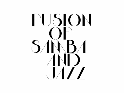 Bossa Nova Font bossa nova brasil brazil font groovy jazz music samba sans serif semi serif sophisticated type type design typeface design typography