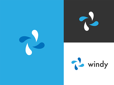 Windy // Logo Proposal brading branding design logo logotype