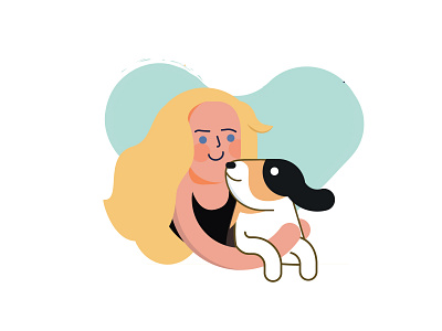 Girl and her dog friend!