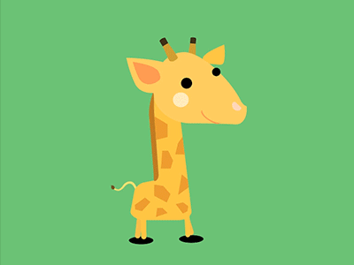 Giraffe Walk animal animation giraffe
