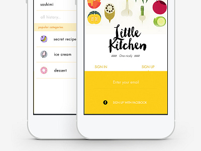 Little Kitchen App UI