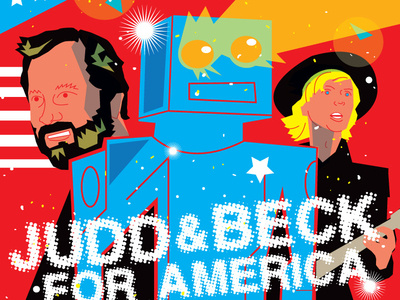 Judd Apatow & Beck posterdesign vector