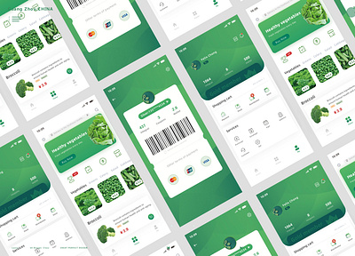 Vegetables APP app design icon illustration ui ux