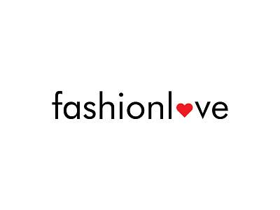 logo design for fashion love design logo minimal type typography vector