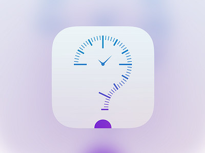 WhatNow - App Icon app clock icon ios news now question time what