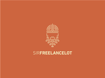 Sir Freelancelot Logo design freelance freelancelot freelancer lancelot logo sir