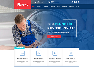 Mistox - Responsive Multi Purpose HTML5 Template