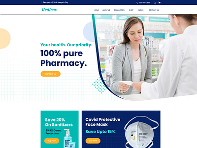 Untitled 1 doctor homepage landingpage medical medicine pharmacy startup template uidesign webdesign wordpress