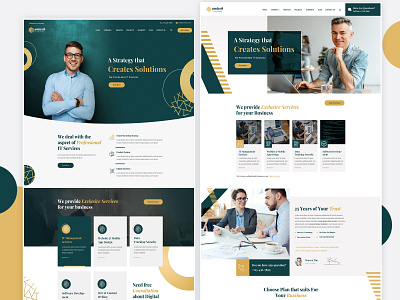 IT Solutions & Services WordPress Theme advertising agency business company consulting corporate finance homepage it solution marketing service startup tax uidesign webdesign worpress
