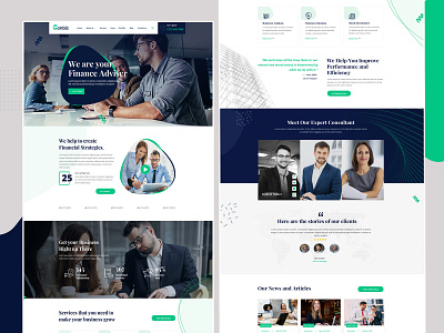 Business & Consulting WordPress Theme business consulting corporate finance illustration landingpage service template trending2022 webdesign wordpresstheme