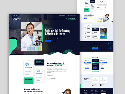 Medics – Lab & Pharmacy WordPress Theme doctor lab landingpage pharmacy template trending webdesign woocommerce wordpress wordpresstheme