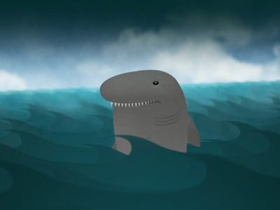 Mr Shark after effects animation photoshop shark still