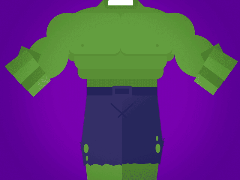 Mr Angry animation avengers green hulk incredible purple showreel smash test