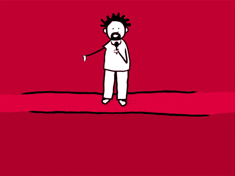 A Stand Up Guy after effects animation gif