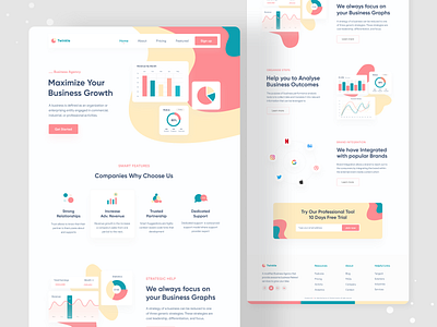 Twinkle || Saas Product Landing Page