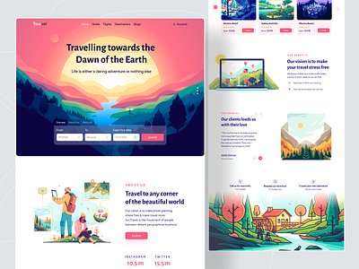 Travel Agency Landing Page