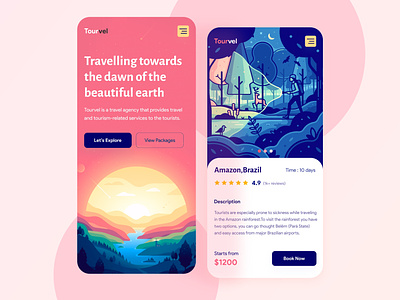 Travel Website (  Mobile Version )