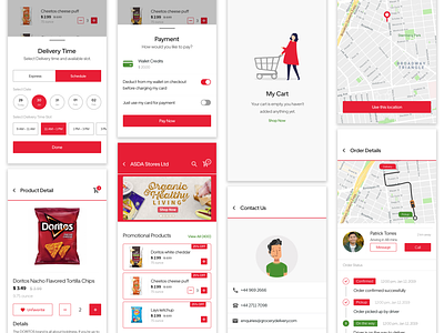Grocery Store Mobile Application application design grocery mobile mobile app mobile app design mobile design mobile ui store ui