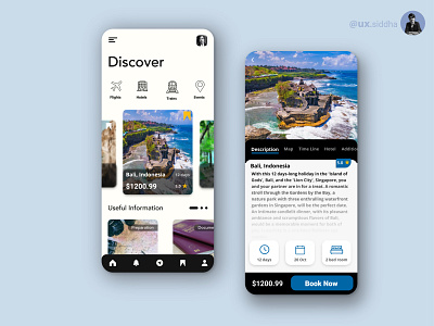 Travel App concept