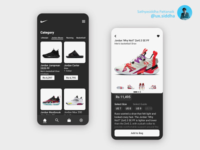 Nike app redesign app appdesign branding ecommerce figma nike shopping app ui ui ux ui design uidesign uiux uiuxdesigner