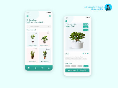 Plant Shop App Concept