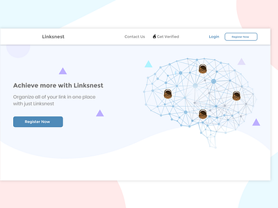 Linksnest Landing Page Design