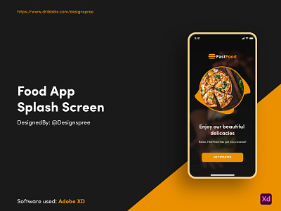 Food App Splash Screen 🍔