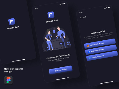 Web3.0 Fintech App UI Design 🚀