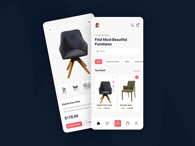 Furniture Shop Mobile UI