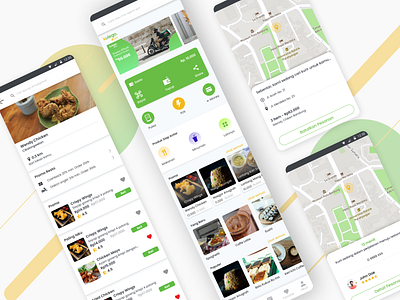 Kulego App food app mobile app design ui ux uiux