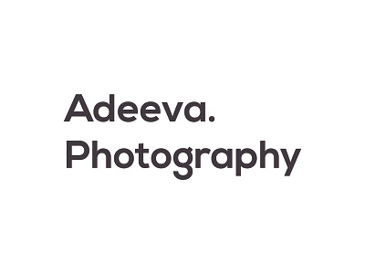 Adeeva Logo 2 branding design logo photography typography