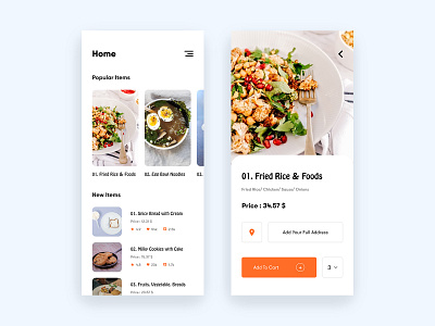 Restaurant App Concept Design by Ux Gaga on Dribbble